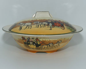 Royal Doulton Coaching Days Art Deco lidded tureen | #2