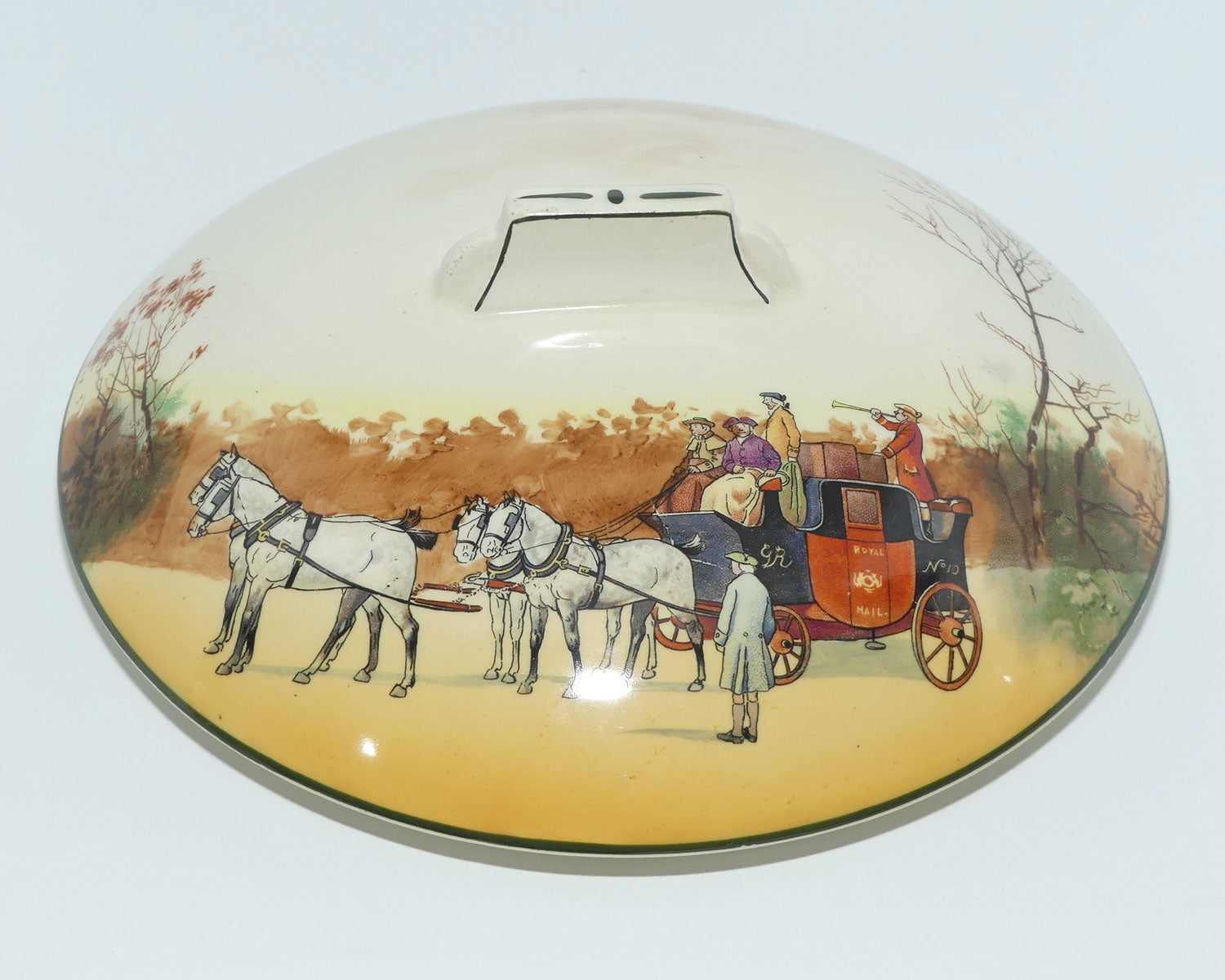 Royal Doulton Coaching Days Art Deco lidded tureen | #2