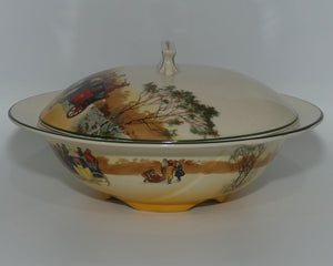 Royal Doulton Coaching Days Art Deco lidded tureen | #3