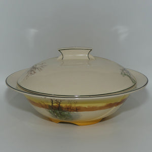 Royal Doulton Coaching Days Art Deco lidded tureen | #4