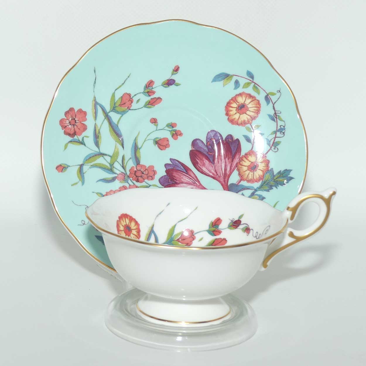 Wedgwood duo | Harlequin Collection | Turquoise Crocus
