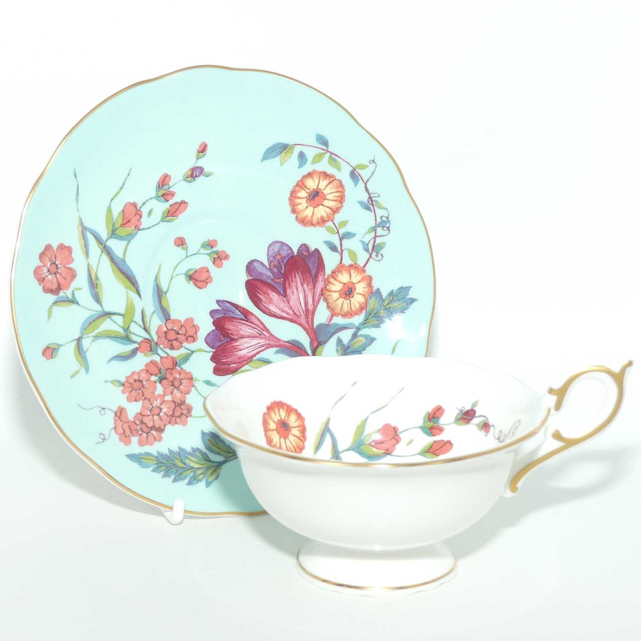 Wedgwood duo | Harlequin Collection | Turquoise Crocus