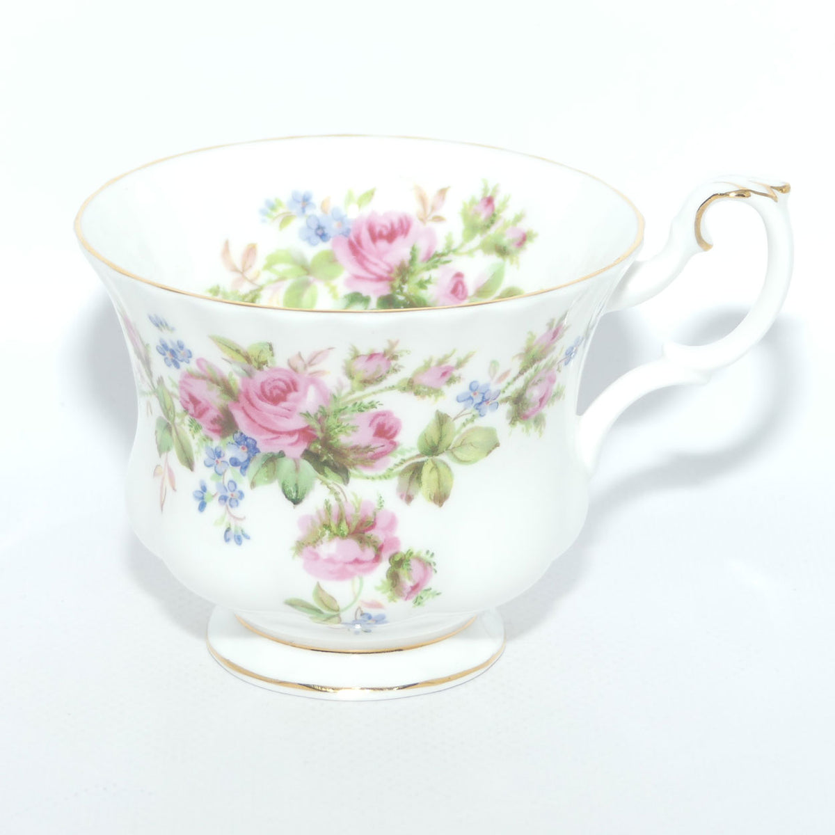 Royal Albert Bone China England Moss Rose Hostess Duo | Early backstamp