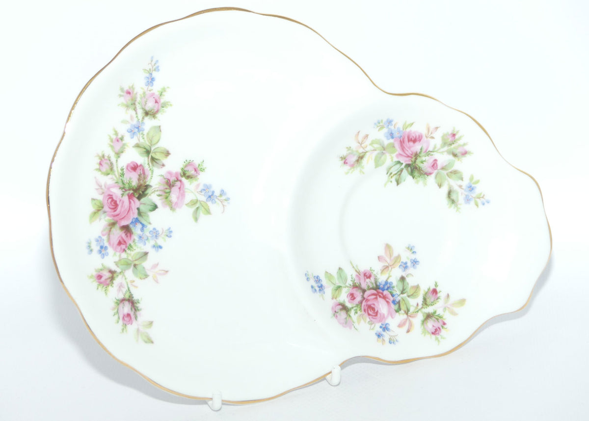 Royal Albert Bone China England Moss Rose Hostess Duo | Early backstamp