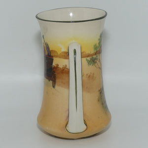 Royal Doulton Coaching Days twin loop handle vase D2716