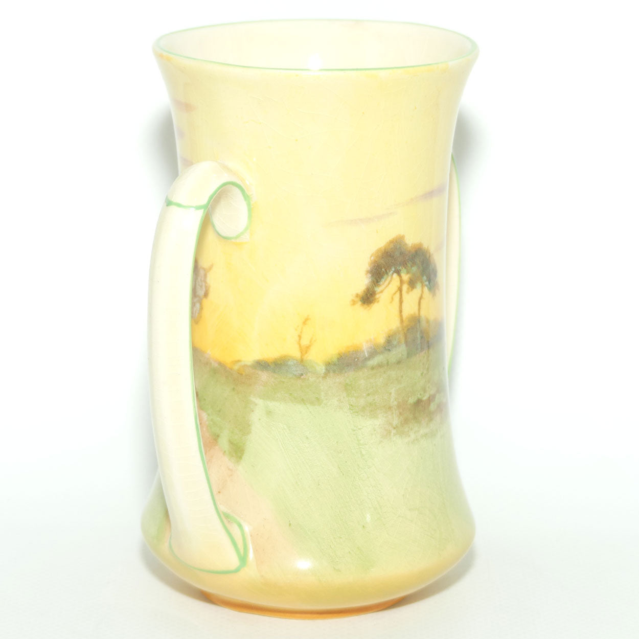 Royal Doulton Ploughing twin handled vase D5650