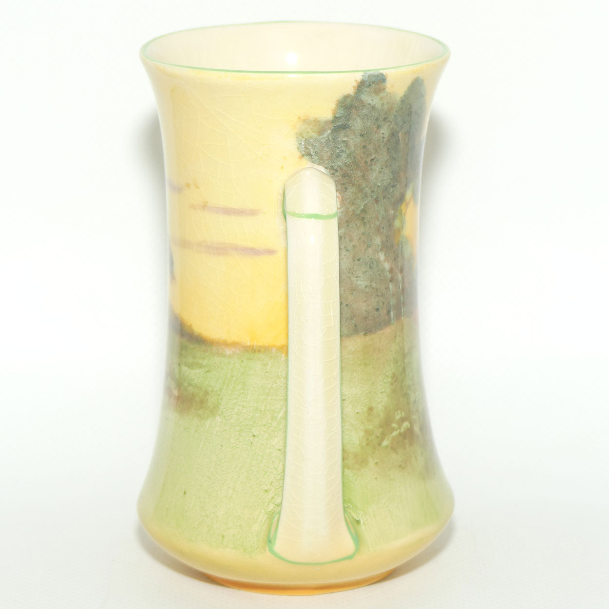 Royal Doulton Ploughing twin handled vase D5650