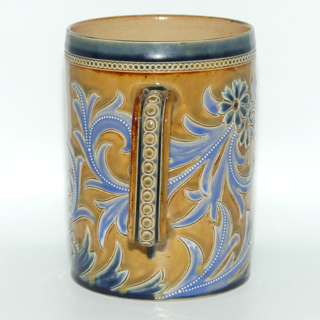 Doulton Lambeth Eliza Simmance stoneware double handled loving cup