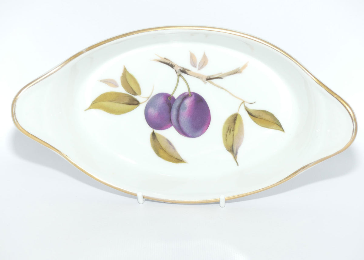 Royal Worcester Fine Porcelain | Evesham pattern | twin handle small serving dish