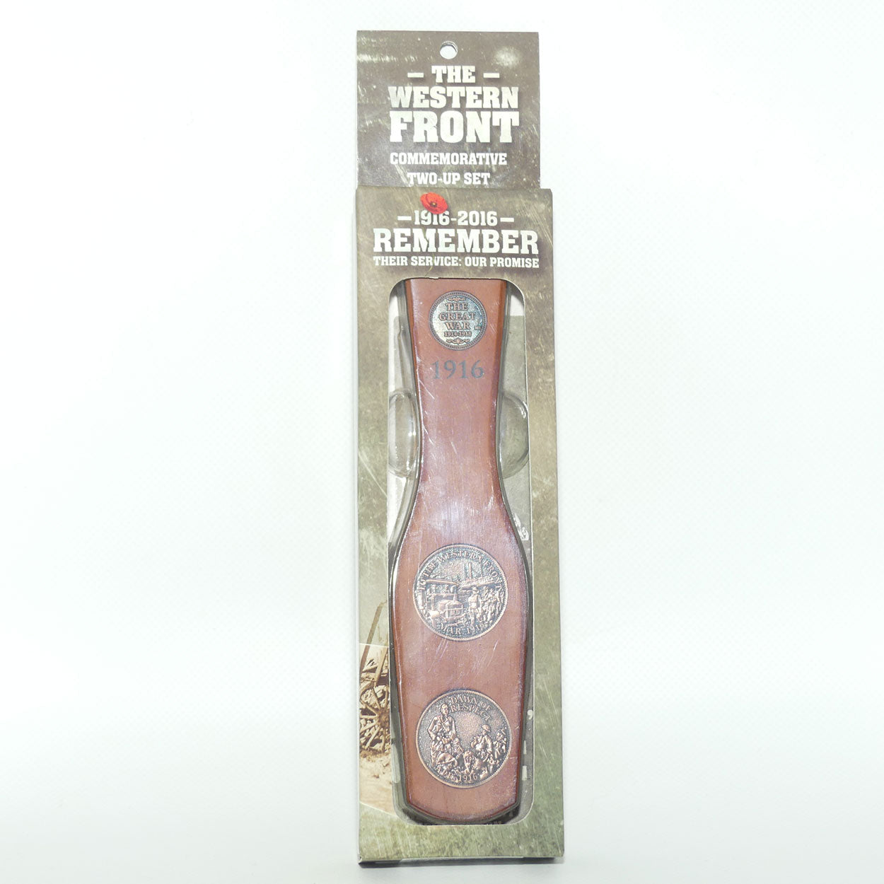 Australiana Memorabilia | The Western Front Commemorative Two Up set | boxed