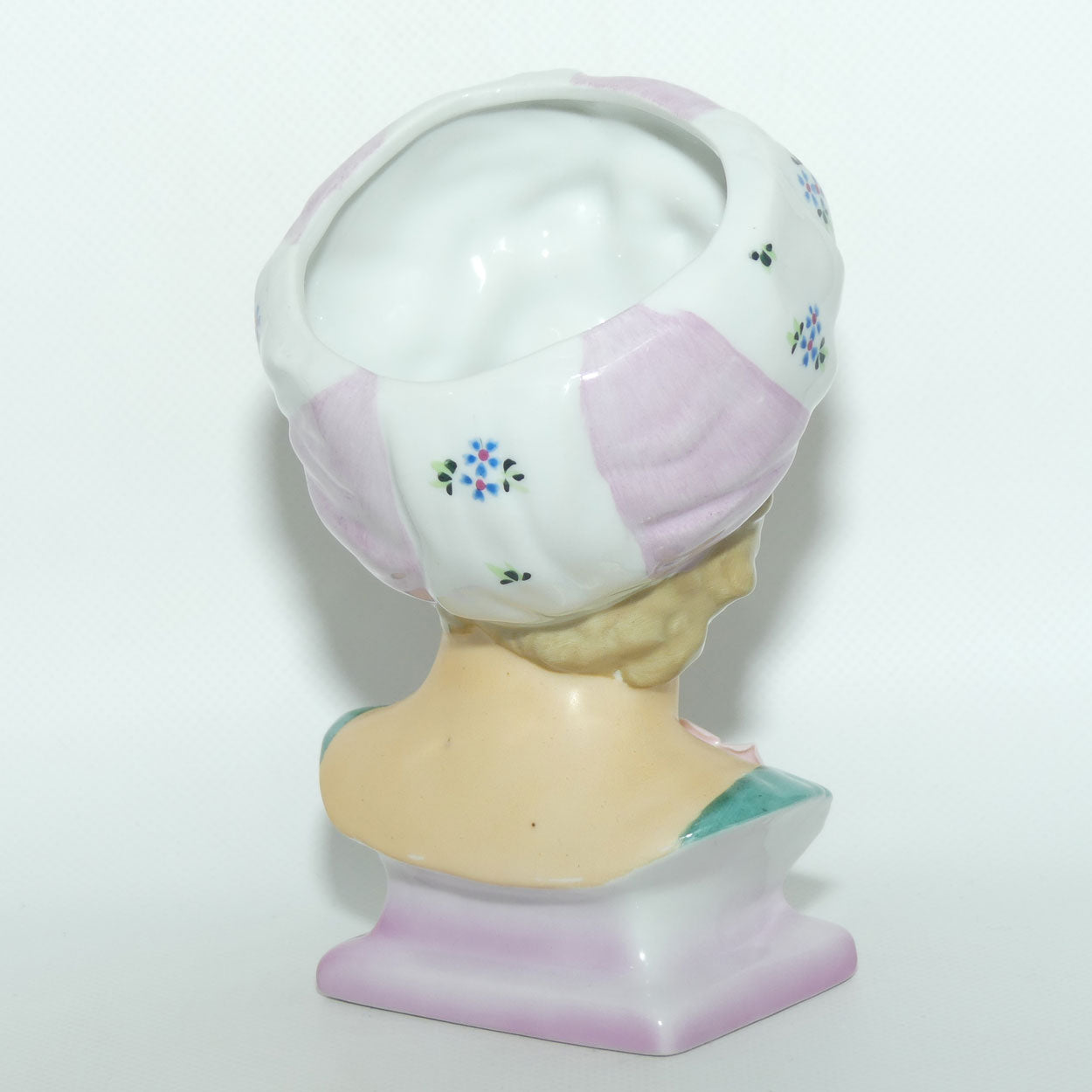 UCAGCO Japan Lady head vase | Hair Wrap Pink and Floral