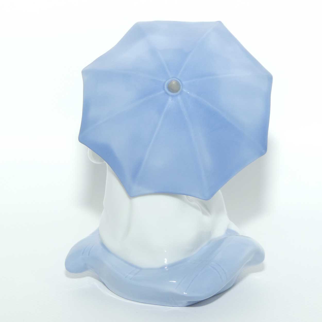 Grafenthal Carl Scheidig Porcelain Boy Sheltering Under Umbrella figure