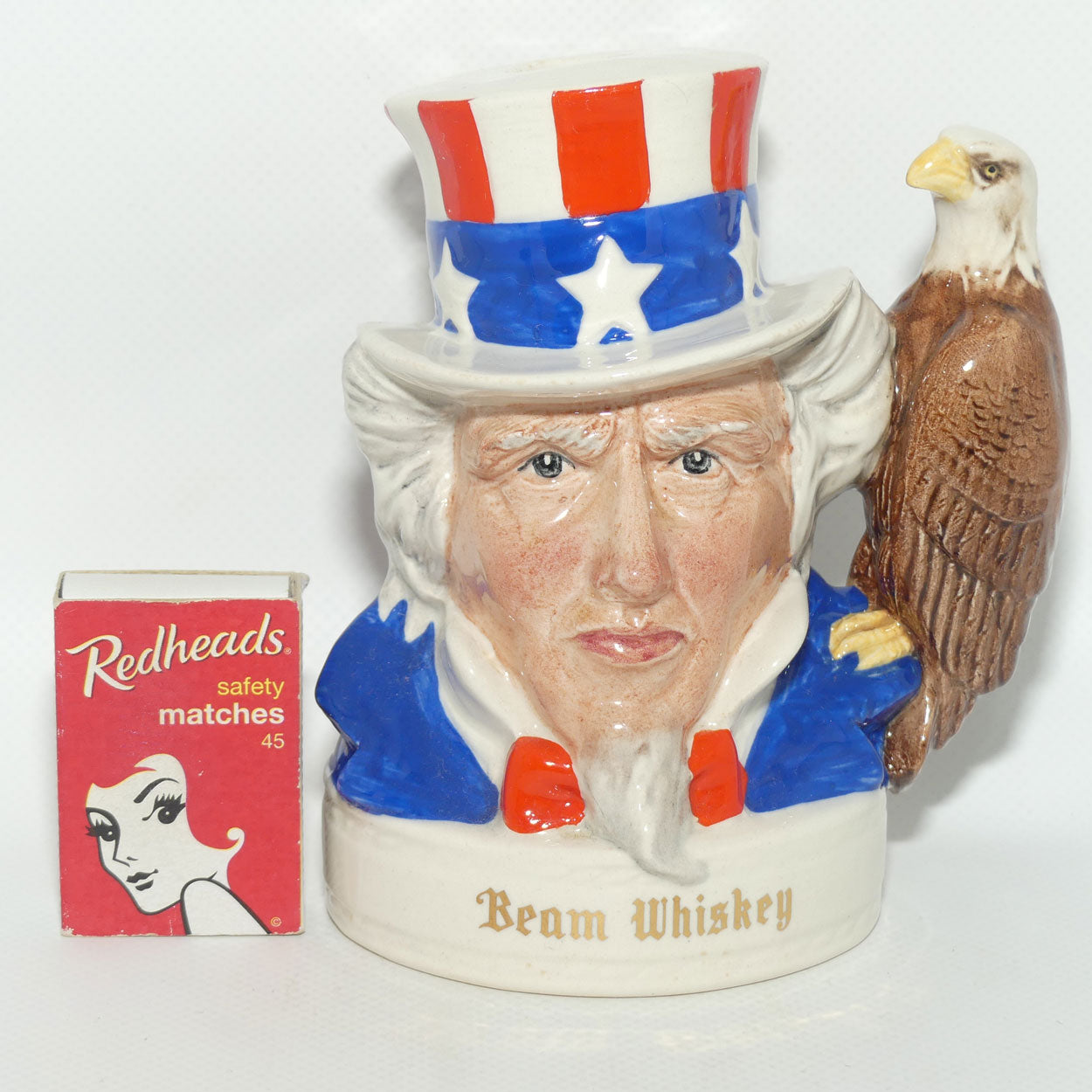 D- Royal Doulton small character jug Uncle Sam