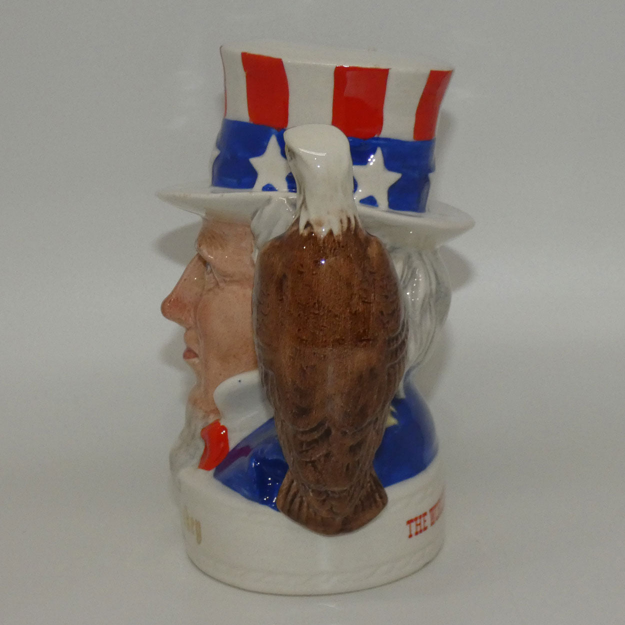 D- Royal Doulton small character jug Uncle Sam
