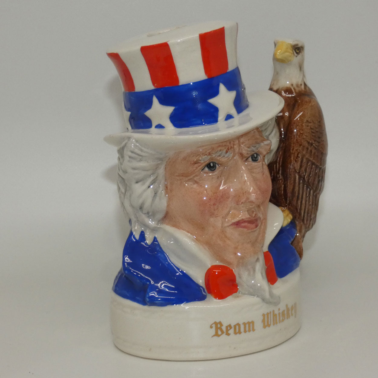 D- Royal Doulton small character jug Uncle Sam