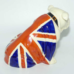 D5913 Royal Doulton Bulldog Draped in Union Jack | Large | c.1941