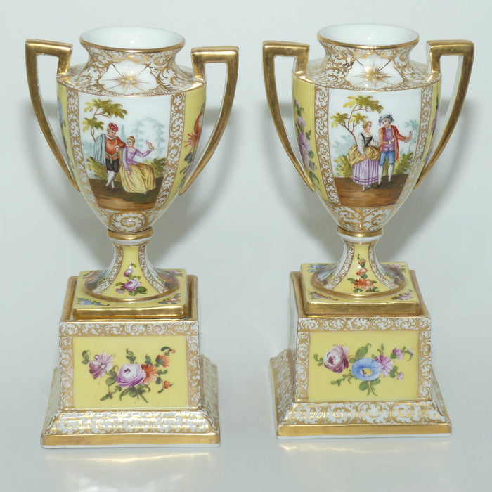 Pair of European Twin Handle Urns | Helena Wolfsohn Dresden