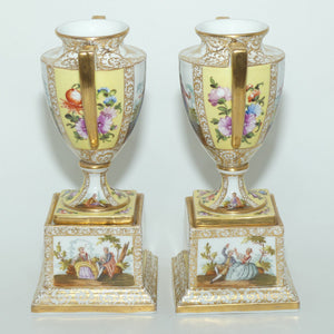 Pair of European Twin Handle Urns | Helena Wolfsohn Dresden