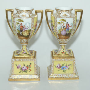 Pair of European Twin Handle Urns | Helena Wolfsohn Dresden