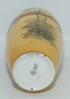 Royal Doulton Coaching Days elongated round vase | Shape 1306 | E3804