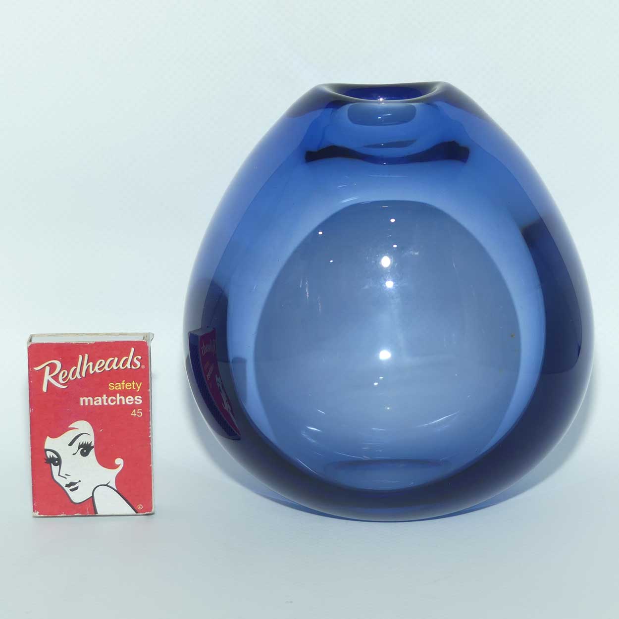 Holmegaard Denmark Mid Century Modern Draben vase by Per Lutken | 15469