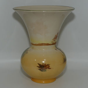 Royal Doulton Coaching Days round base flared top large vase | Shape 8025