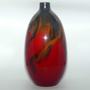 Royal Doulton Flambe Veined very large bulbous vase | 40cm | Shape 1622