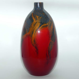 Royal Doulton Flambe Veined very large bulbous vase | 40cm | Shape 1622