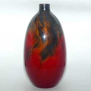 Royal Doulton Flambe Veined very large bulbous vase | 40cm | Shape 1622