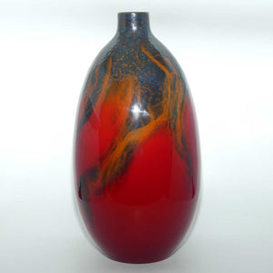 Royal Doulton Flambe Veined very large bulbous vase | 40cm | Shape 1622