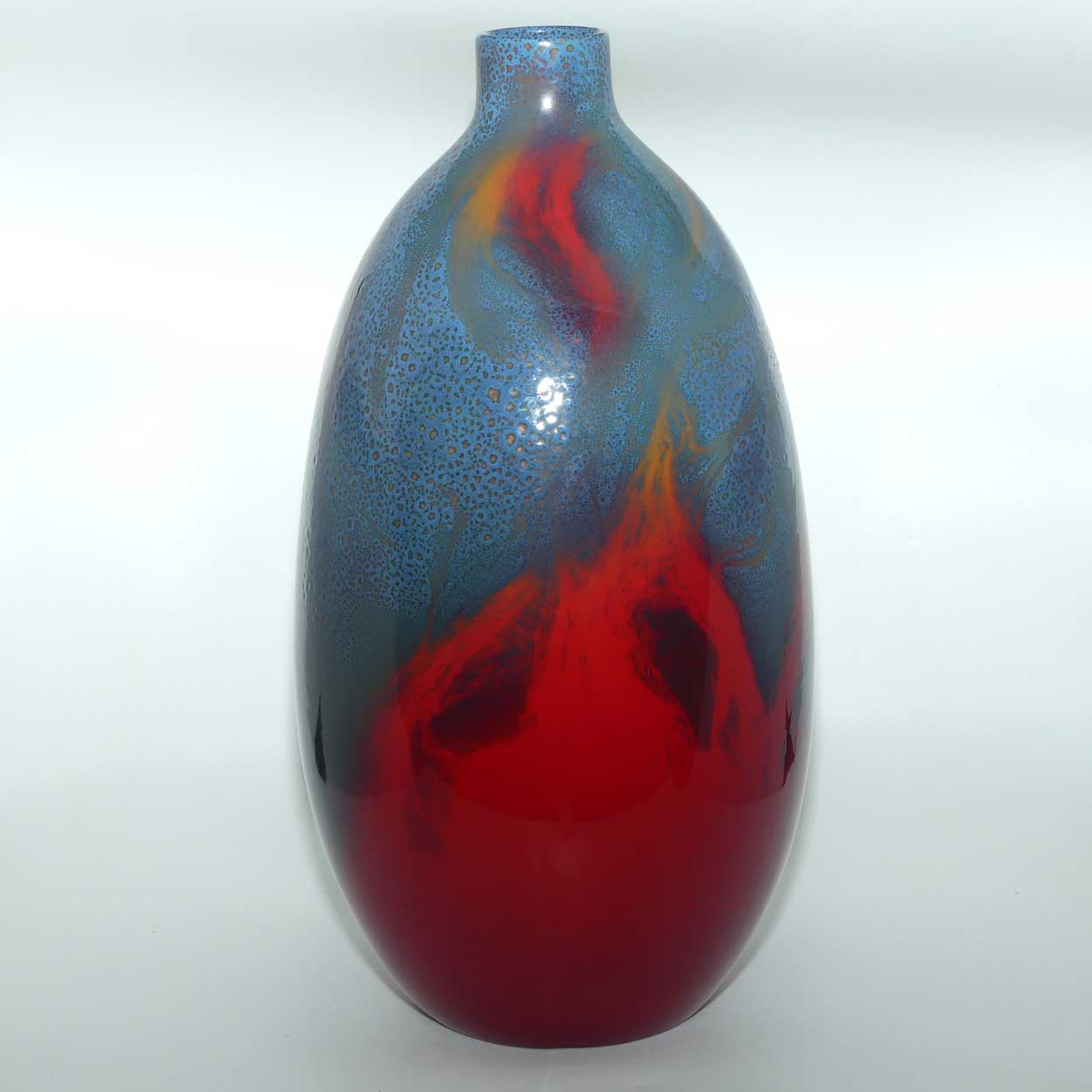 Royal Doulton Flambe Veined very large bulbous vase | #2 | 40cm | Shape 1622