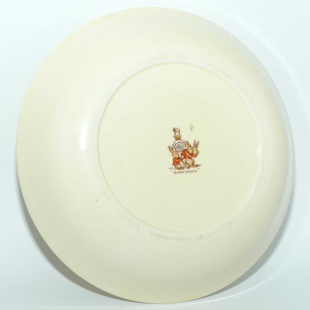 Royal Doulton Bunnykins Picnic large round bowl signed Barbara Vernon