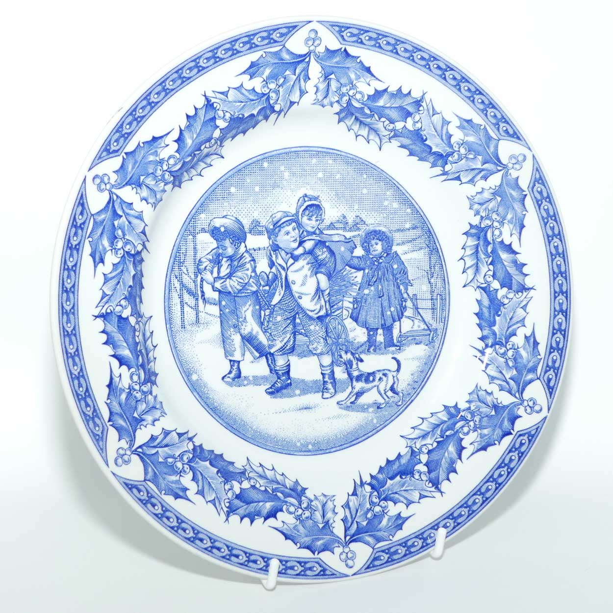 Spode Victorian Children Plate Collection | Gathering Kindling plate | 24cm