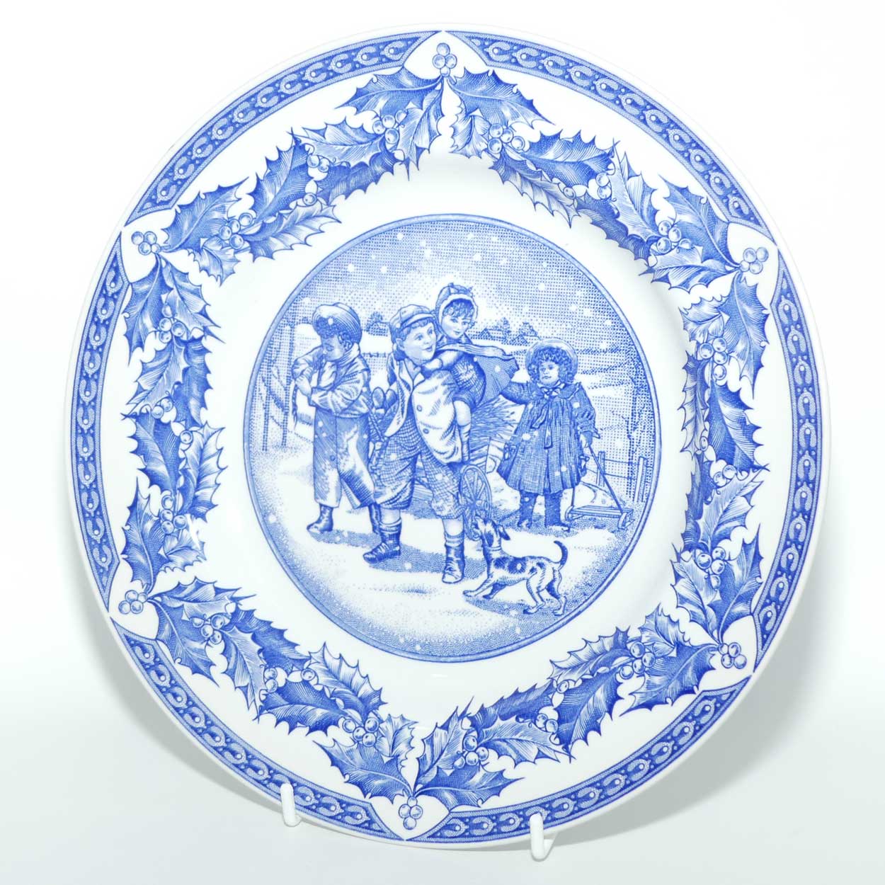 Spode Victorian Children Plate Collection | Gathering Kindling plate | 24cm