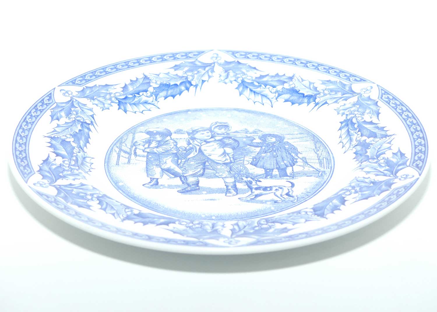 Spode Victorian Children Plate Collection | Gathering Kindling plate | 24cm