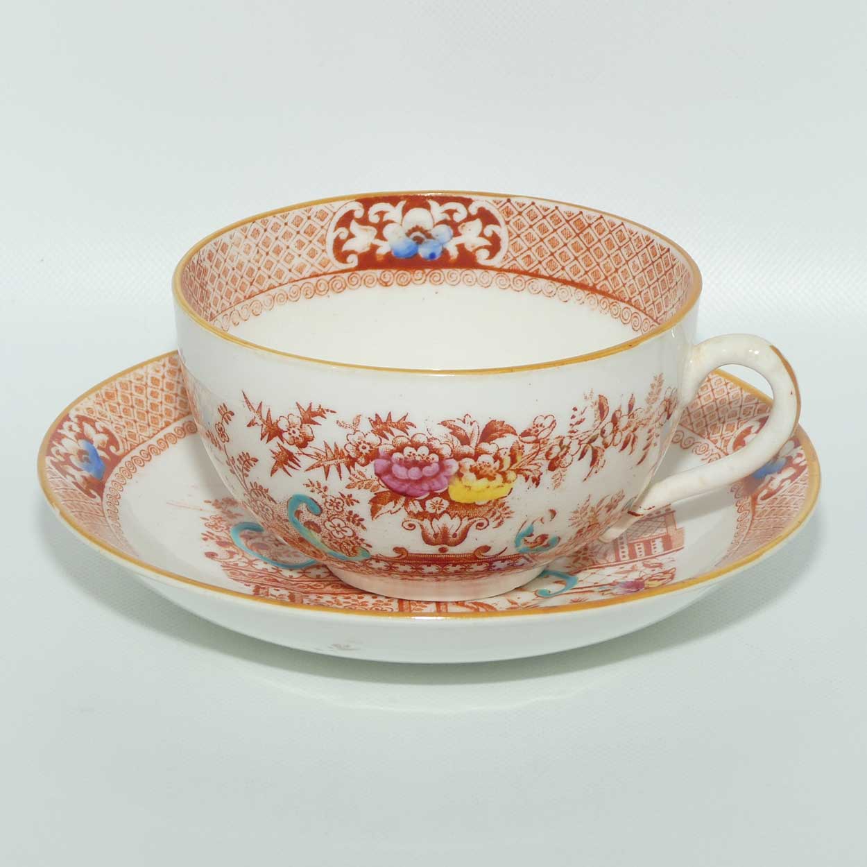 Victorian Era Chinoiserie tea duo c.1860 | #1