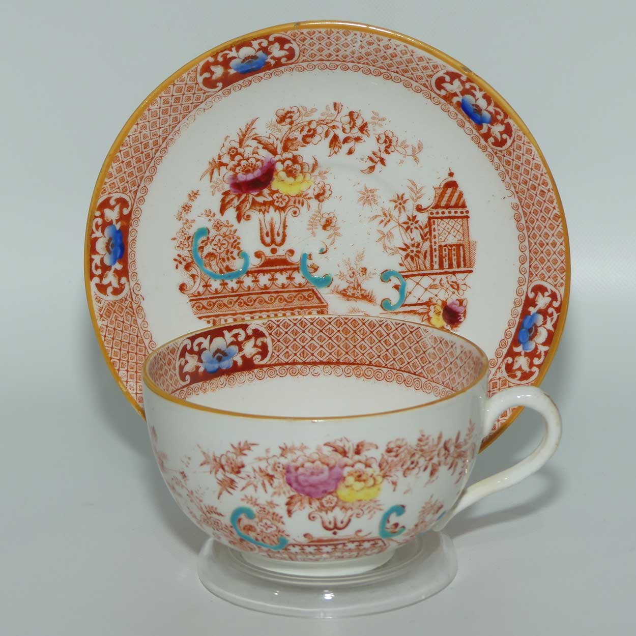 Victorian era Chinoiserie tea duo c.1860 | #2