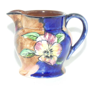 H & K Tunstall Viola pattern milk jug | Waisted Shape | Straight Line backstamp