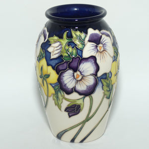 Moorcroft Viola Tricolour vase | Shape 393/5 | LE 21/30