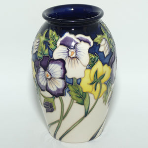 Moorcroft Viola Tricolour vase | Shape 393/5 | LE 21/30