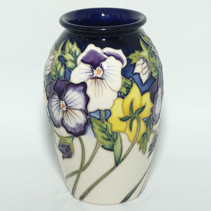 Moorcroft Viola Tricolour vase | Shape 393/5 | LE 21/30