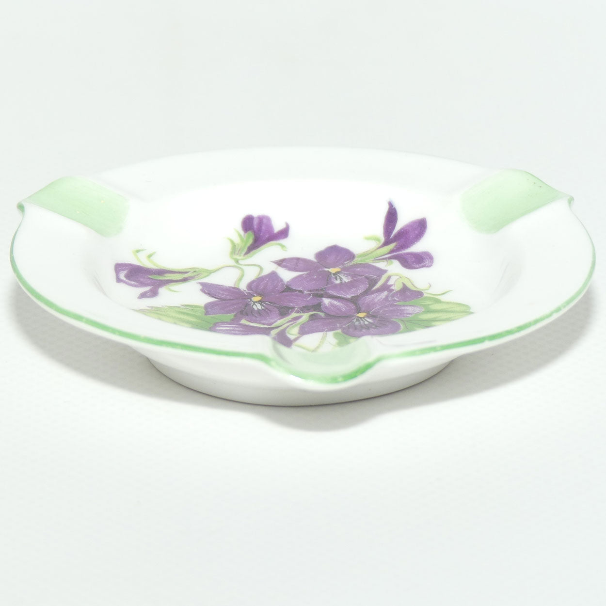 Shelley Violets pattern small ashtray