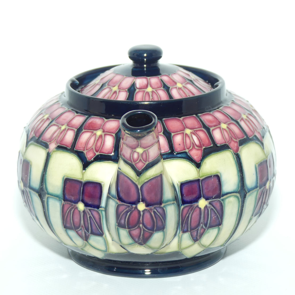 Moorcroft Stylised Violets tea pot | Sally Tuffin