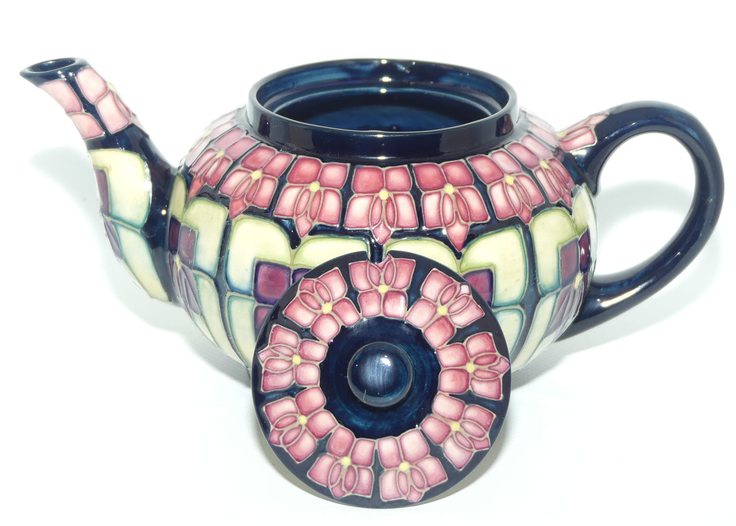 Moorcroft Stylised Violets tea pot | Sally Tuffin