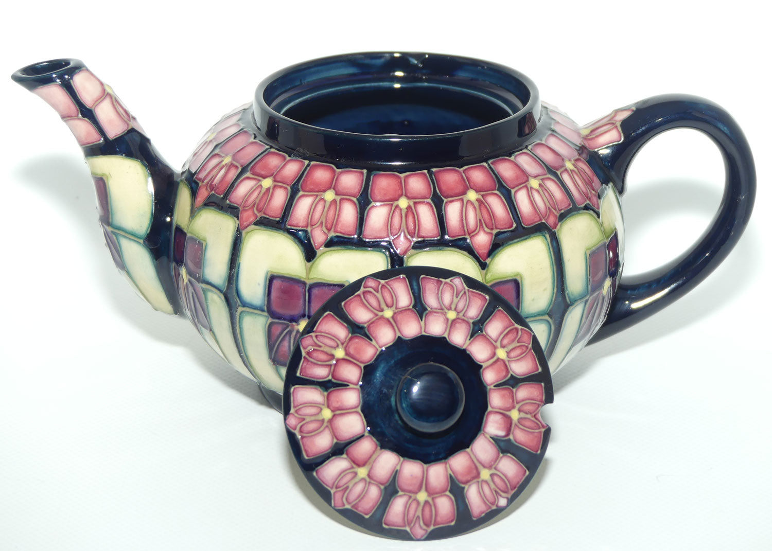 Moorcroft Stylised Violets tea pot | Sally Tuffin