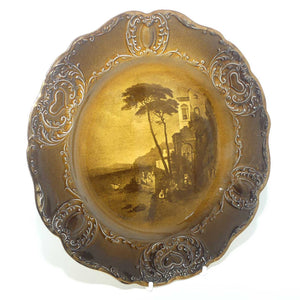 Ridgways Royal Vistas Ware embossed border plate | Amalfi