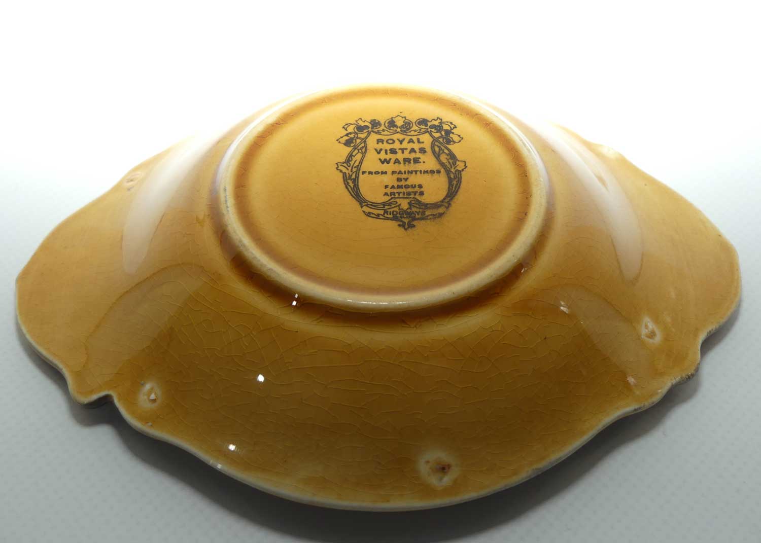 Ridgways Royal Vistas Ware tab handle dish | Loch Fyne