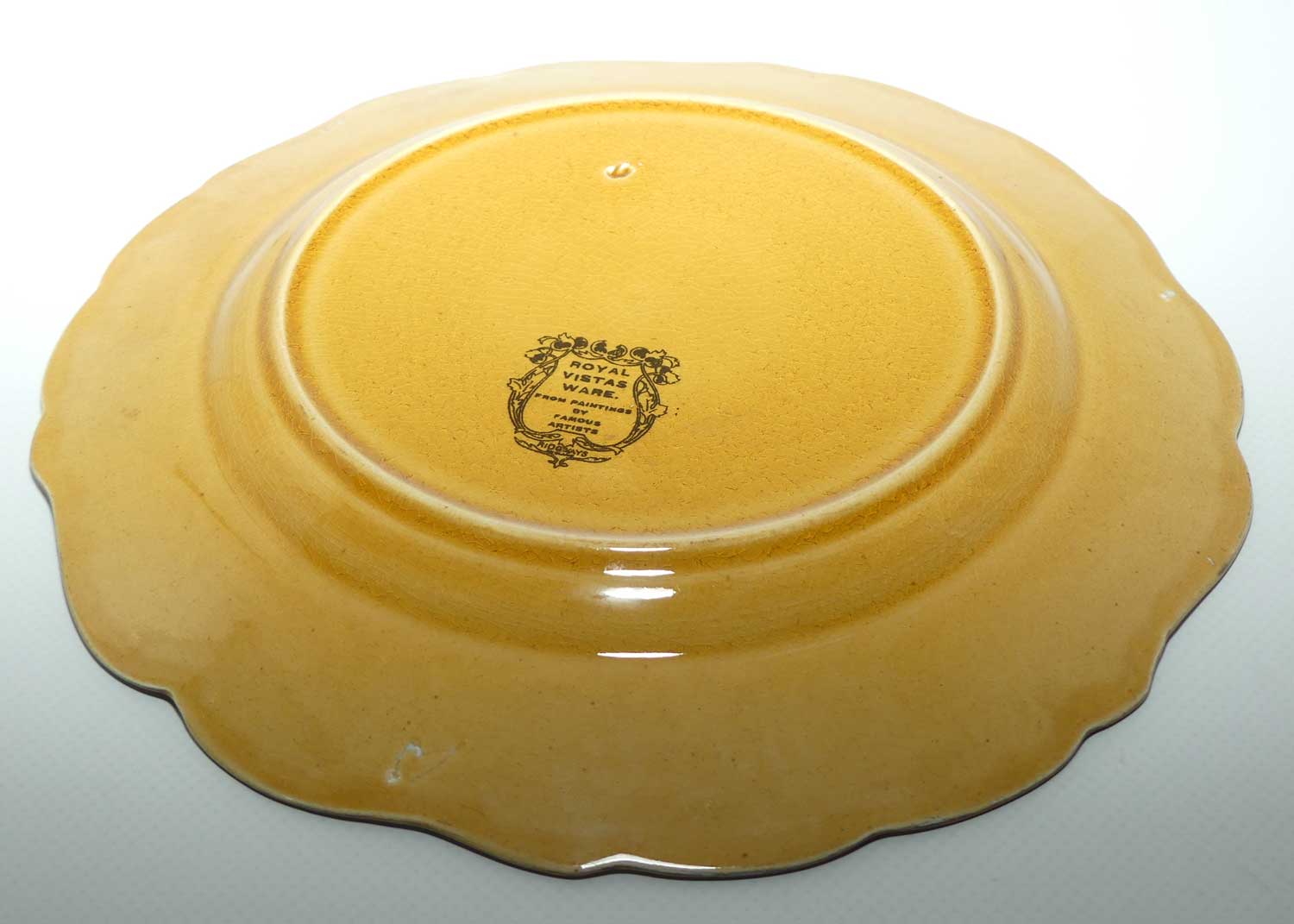 Ridgways Royal Vistas Ware embossed border plate | The Rainbow