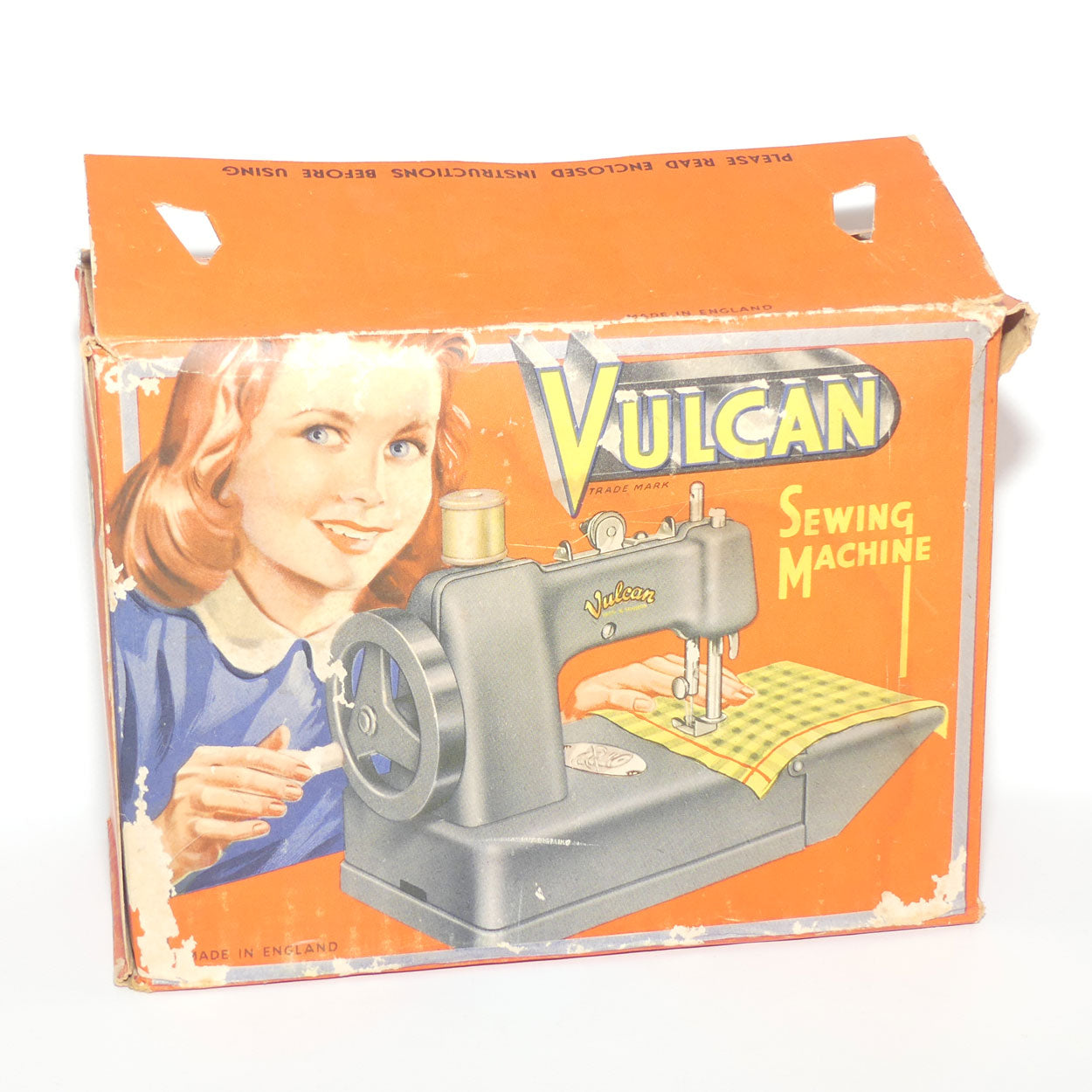 Vulcan Sewing Machine in original box
