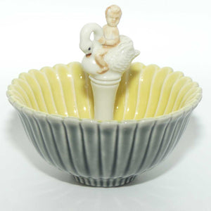 Wade Cherub Riding on Swan finger bowl